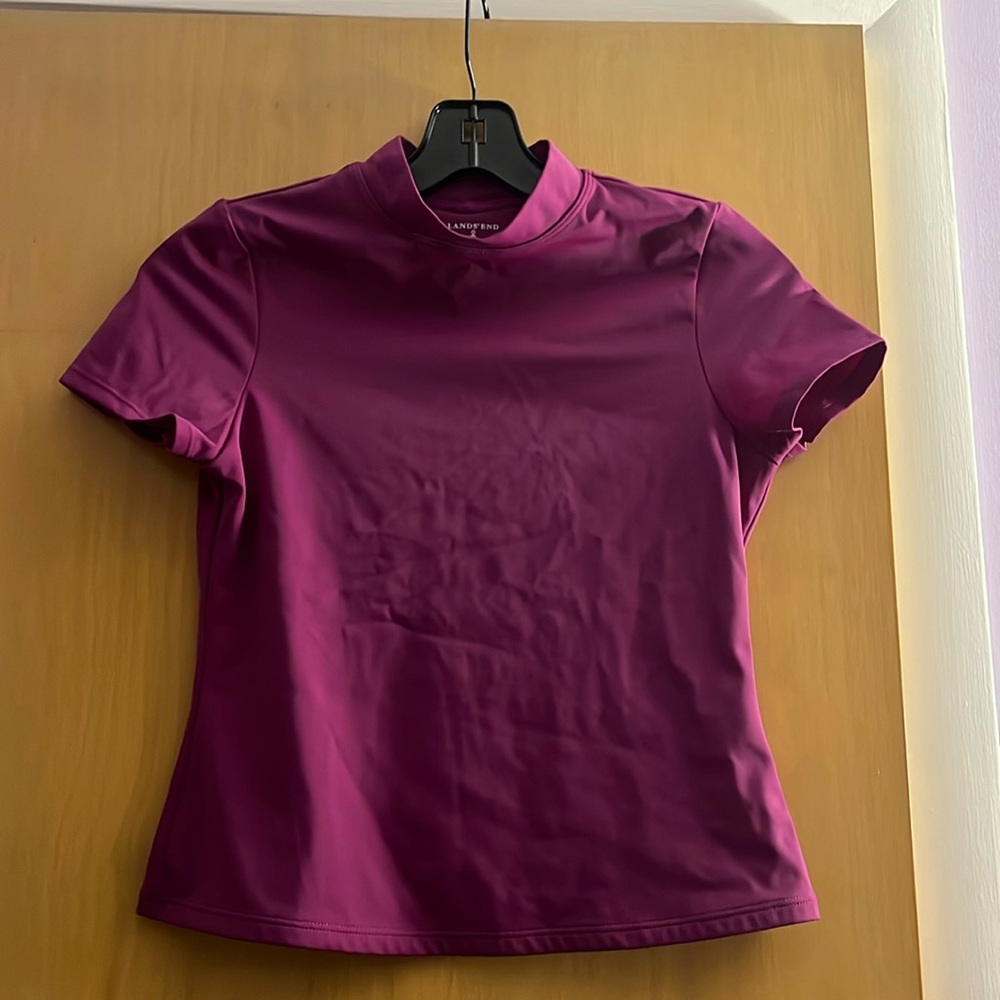 Lands’ End Purple Kids Swim Shirt- Size 10-12